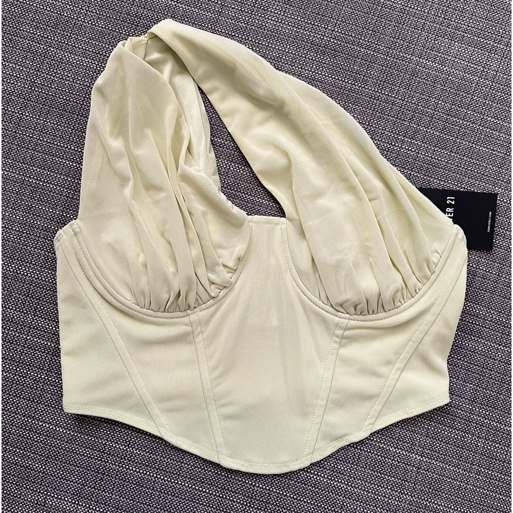 Women’s Forever21 One Shoulder Corset Top NWT